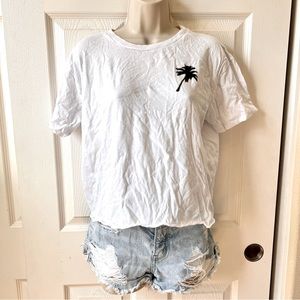 Other’s Follow graphic crop top Tshirt